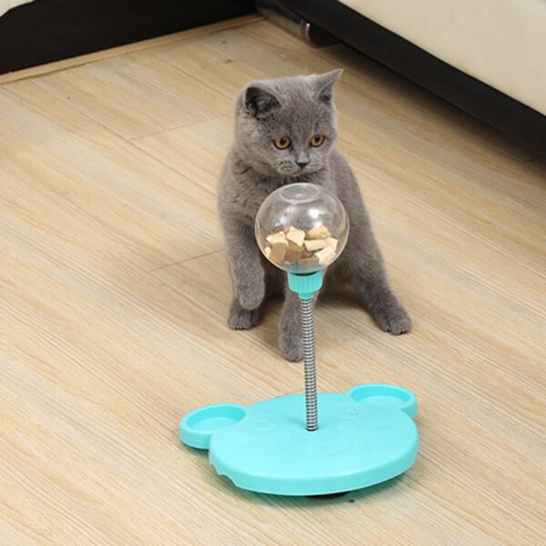 Pet Feeder Cat Toy Pets Leaking Food Ball Self-Playing Tumbler Funny Swing Feeder Puzzle Toys Playing Training Dispenser Bowl - Image 10