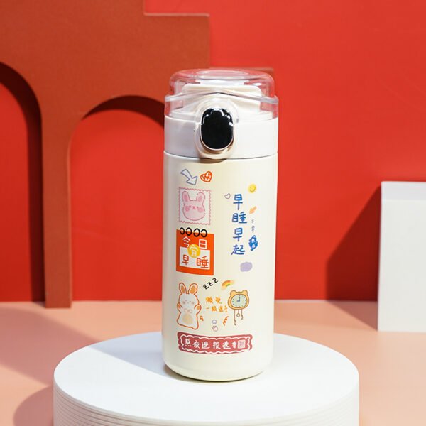 Thermos Cup Women's Home Fall Proof Cute Portable Cup - Image 5