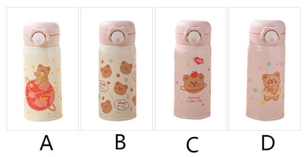 Cartoon Cute 304 Stainless Steel Vacuum Flask - Image 5