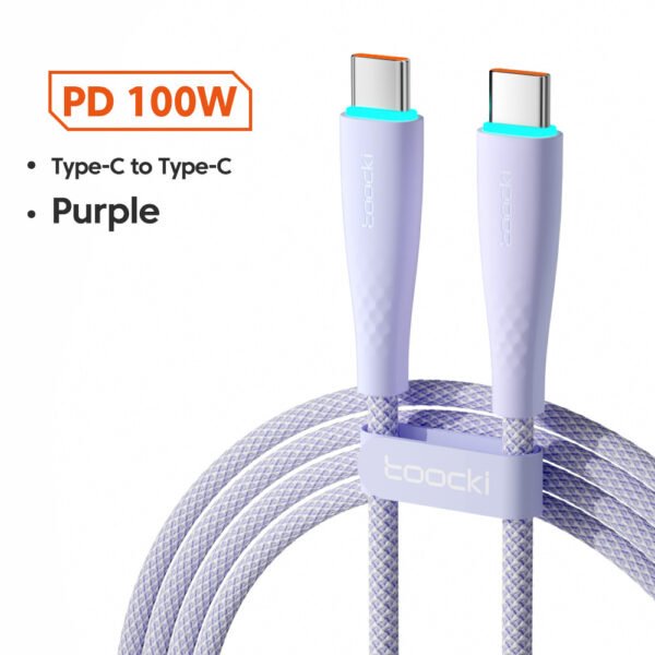 USB Type C To USB C Cable 100W 66W Fast Charging - Image 6