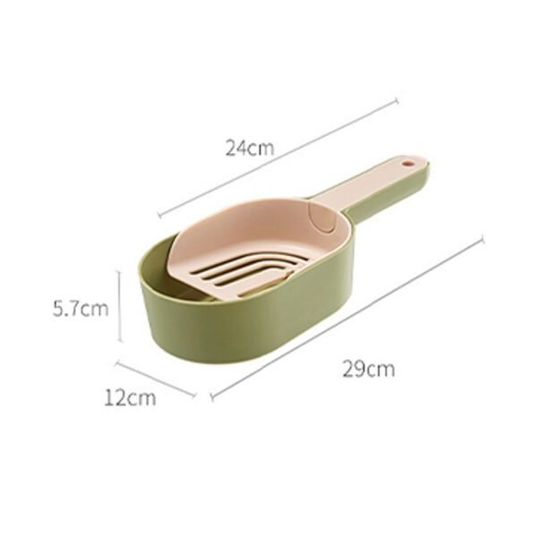 Cat Litter Scoop Self-cleaning Cat Litter Box Shovel Kitty Litter Scoop For Sandbox Kitty Litter Tray Shovel Poop Cats Supplies - Image 3