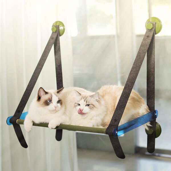 Cat Hammock Cat Litter Pet Bed Cat Hanging Litter Suction Cup Type Window Sill Cat Swing - Image 3