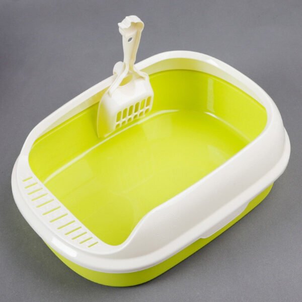 Pet Cat Litter Box With Shovel High-side Polyester Cat Litter Box - Image 3