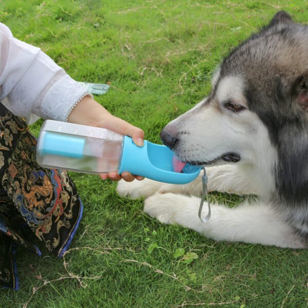 Portable Cat Dog Water Bottle Food Feeder Drinker Poop Dispenser 3 In 1 Leak-proof Multifunctional Dog Water Bottle Pet Products - Image 3