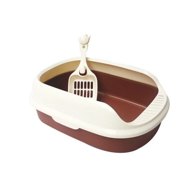 Pet Cat Litter Box With Shovel High-side Polyester Cat Litter Box - Image 2