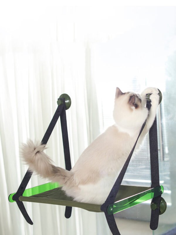 Cat Hammock Cat Litter Pet Bed Cat Hanging Litter Suction Cup Type Window Sill Cat Swing - Image 2