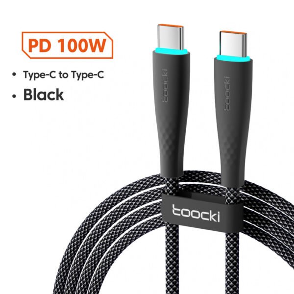 USB Type C To USB C Cable 100W 66W Fast Charging - Image 4