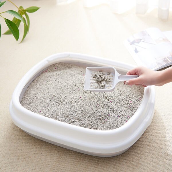 Pet Toilet Cat Litter Box with Scoop High Quality Anti-Splash Dog Plastic Toilet - Image 6