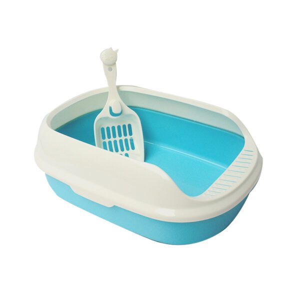 Pet Cat Litter Box With Shovel High-side Polyester Cat Litter Box - Image 6