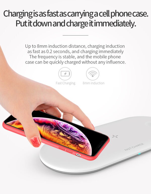 Compatible with Apple, Mobile phone desktop wireless charging three-in-one iwatch charger - Image 4