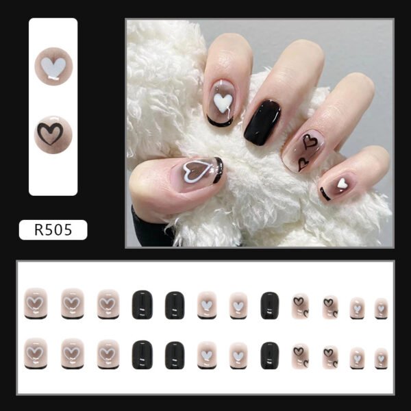 Love Nails White Short Finished Products Free Of Engraving And Grinding - Image 7