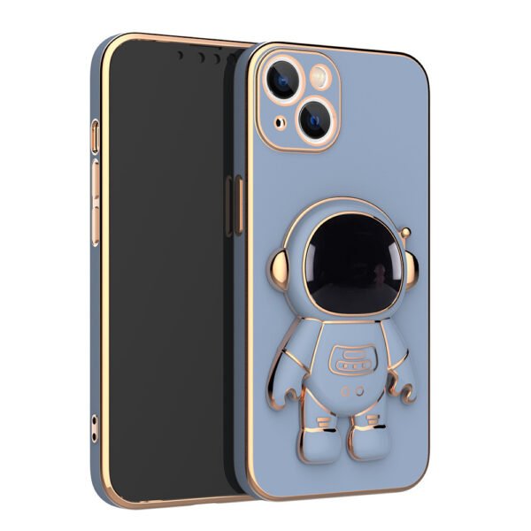 3D Astronaut Phone Case Anti-Drop Electroplating Bracket - Image 5