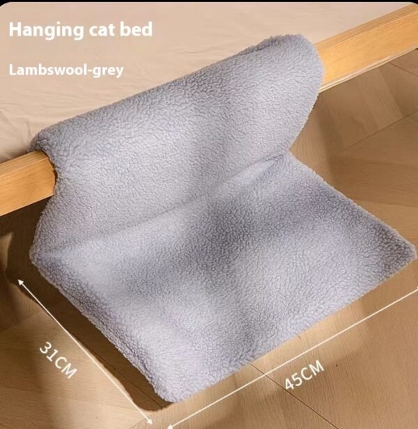 Plush L-shaped Cat Hammock Hanging Cat Nest Pet Products - Image 4