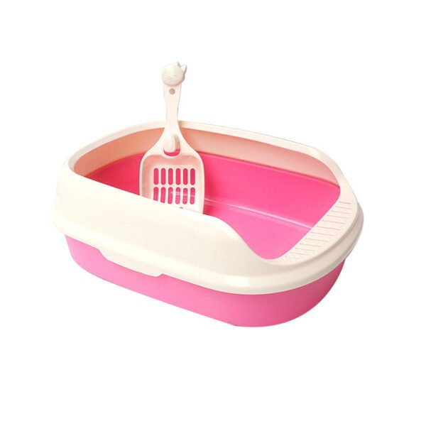 Pet Cat Litter Box With Shovel High-side Polyester Cat Litter Box - Image 4