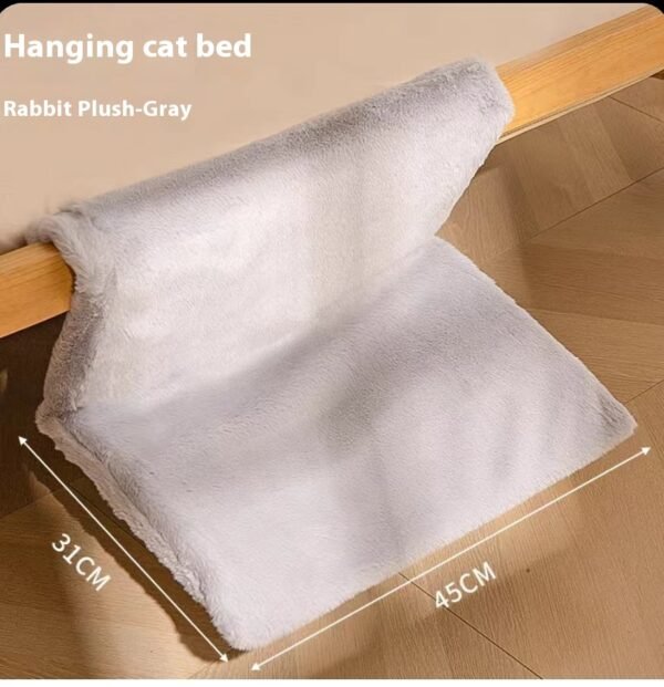 Plush L-shaped Cat Hammock Hanging Cat Nest Pet Products - Image 7