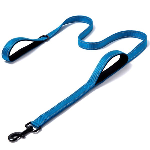 Pet Products Leash Leash Nylon Double Thickened Reflective Dog Leash - Image 5