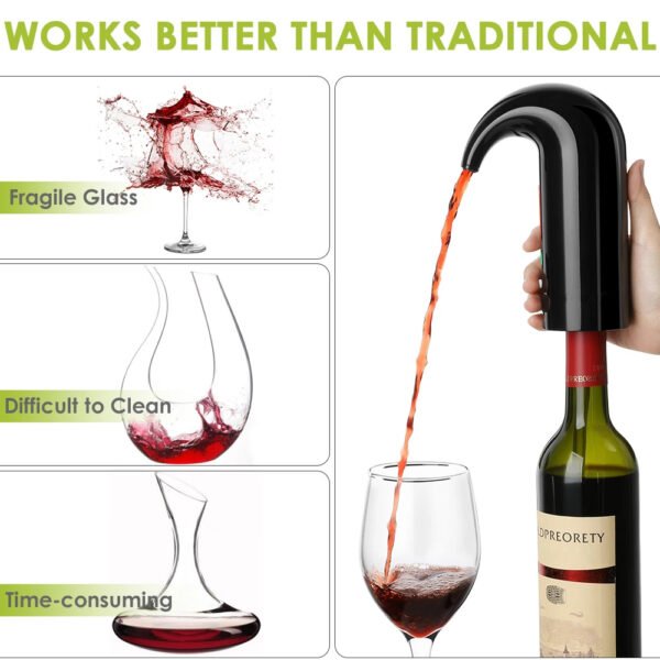 Portable Electric Wine Pourer Smart Wine Decanter Automatic Red Wine Pourer - Image 7