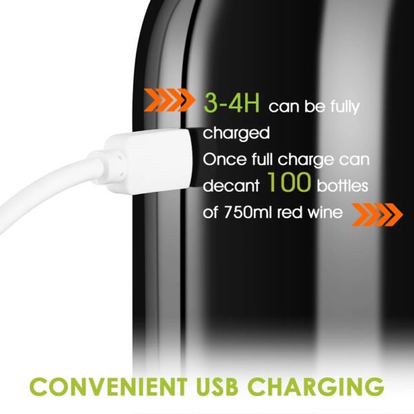 Portable Electric Wine Pourer Smart Wine Decanter Automatic Red Wine Pourer - Image 10